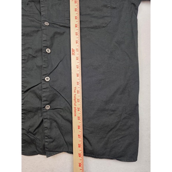 Harley Davidson Men's Button Shirt Chain Links Work Biker Motorcycle Black L - Picture 9 of 9